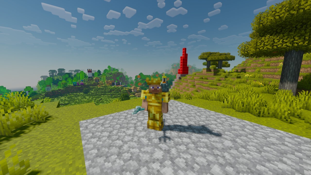 Golden armor in minecraft