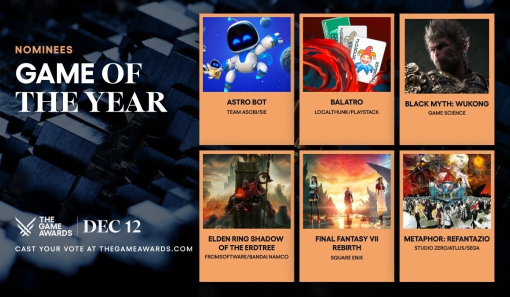 game of the year 2024 nominees