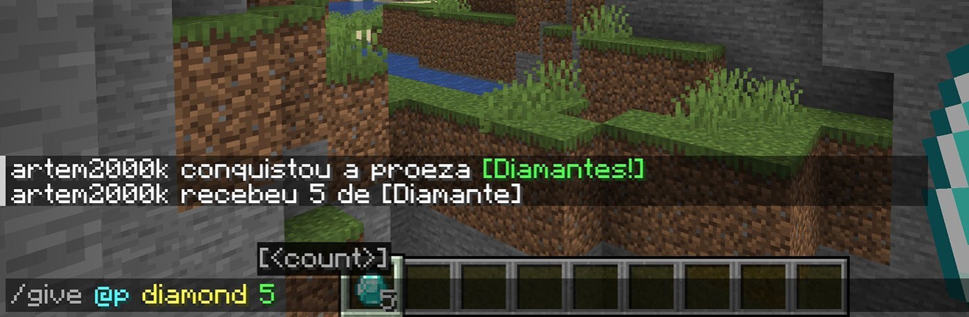 comandos no Minecraft