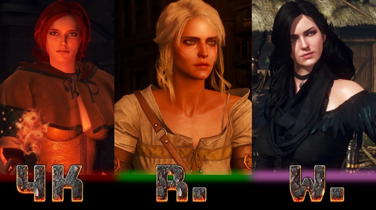 4KRW - 4K Reworked Women Mod The Witcher 3