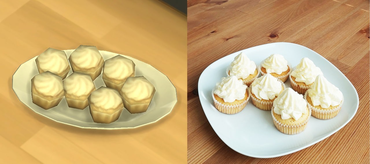 Vanilla Cupcakes The Sims 4