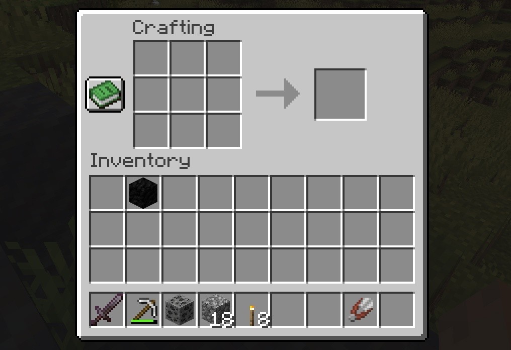 How to craft coal inminecraft