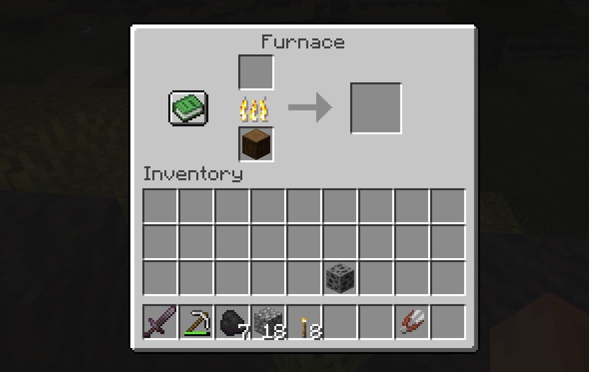 How to craft coal in minecraft