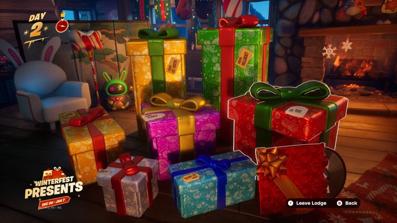 How to get Winterfest presents in Fortnite