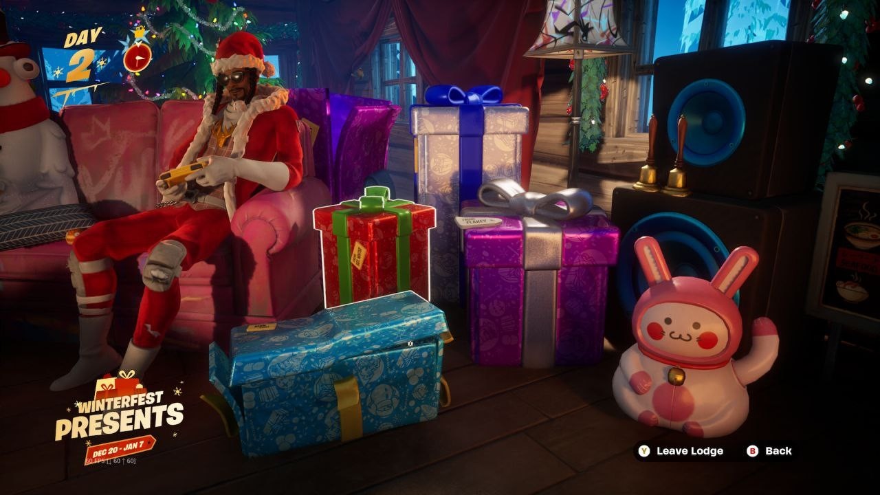 How to get Winterfest presents in Fortnite