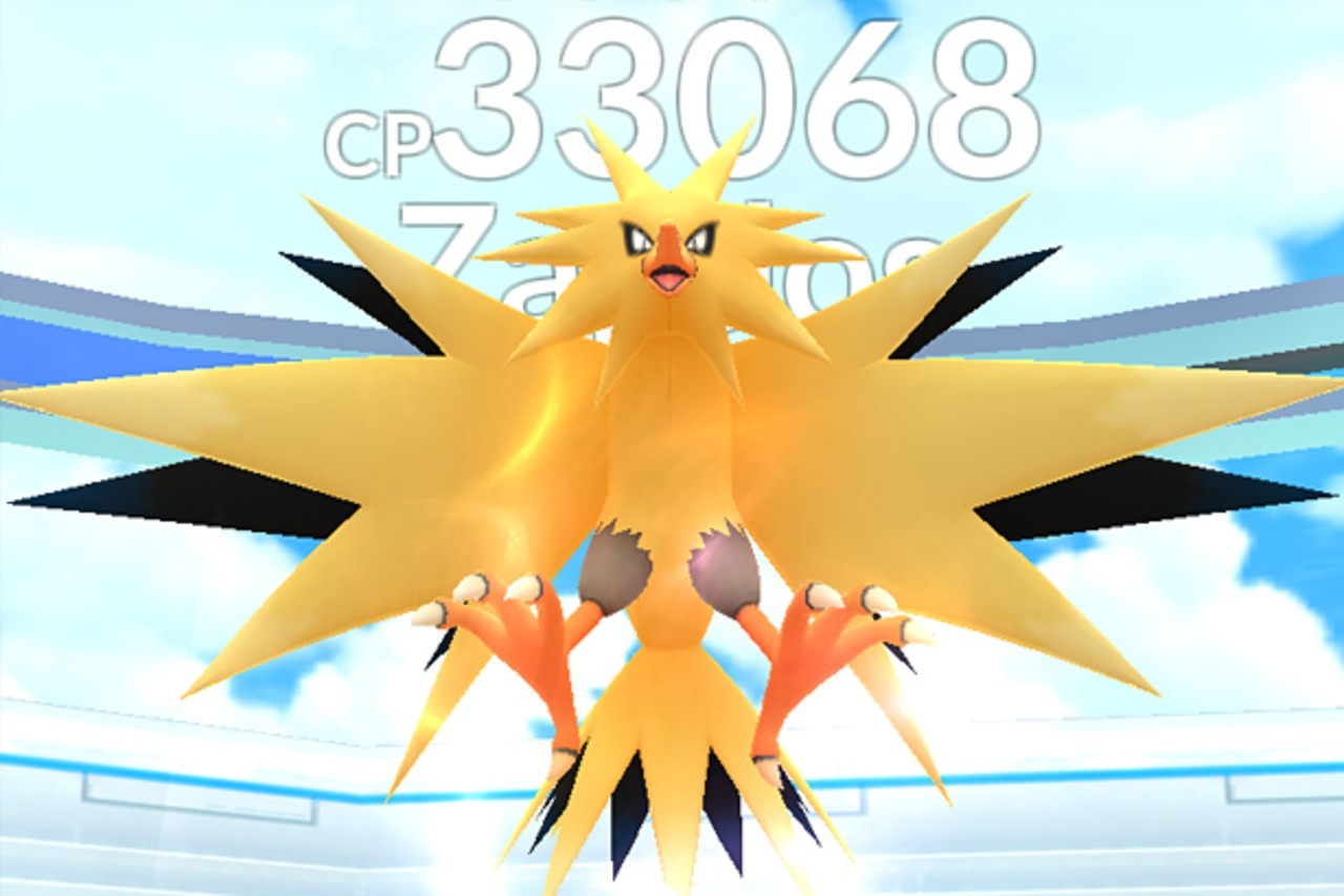 Zapdos no Pokémon GO