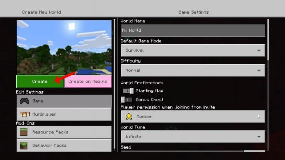 Splitscreen on Minecraft