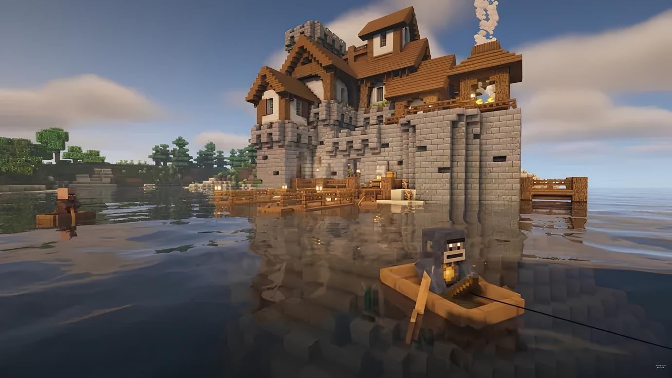 Water Castle Minecraft