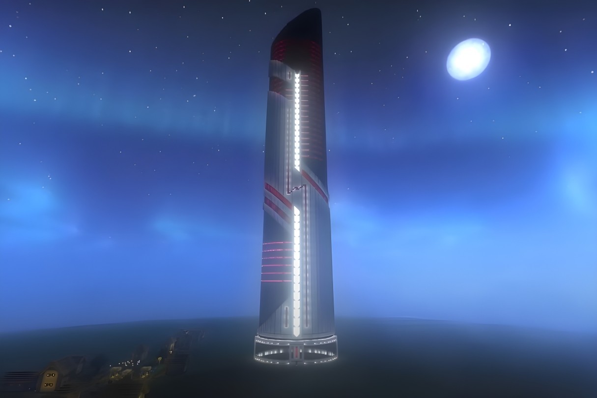 Cyberpunk Skyscraper