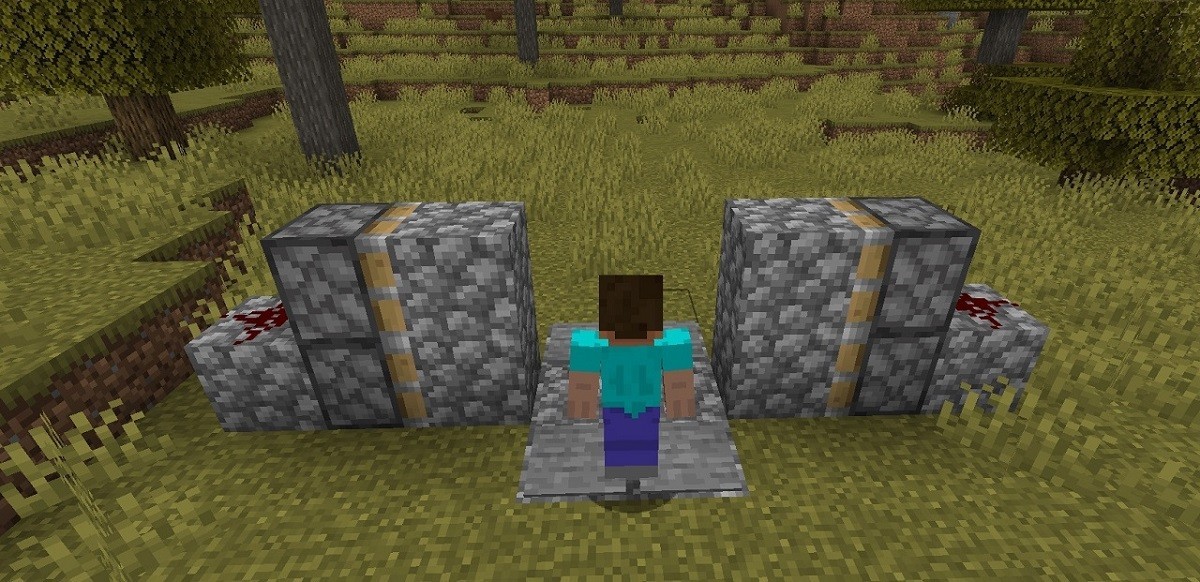 porta automática no Minecraft