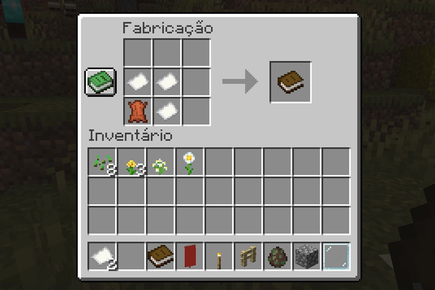 Como fazer um livro no Minecraft