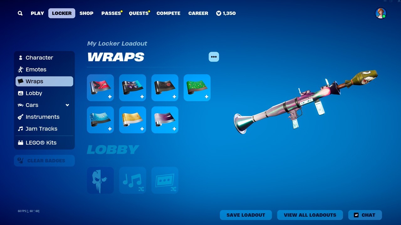 Wraps Fortnite