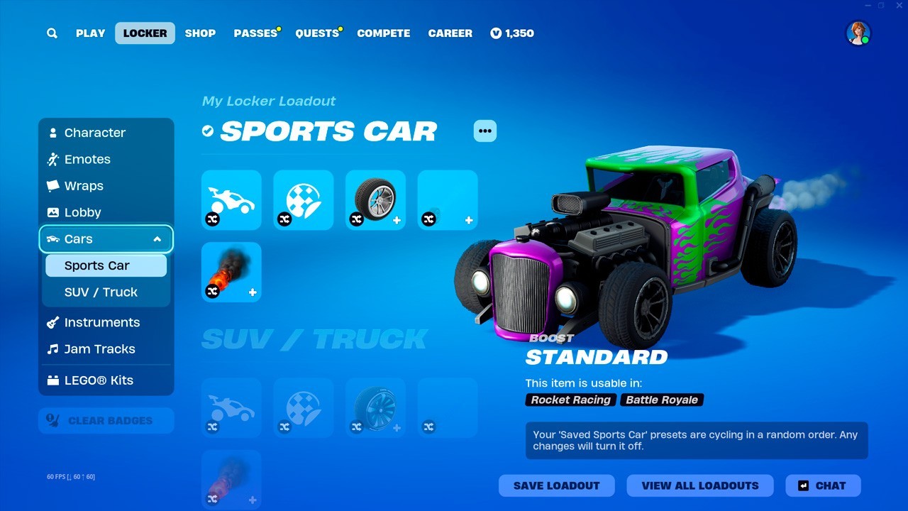 Vehicles Fortnite