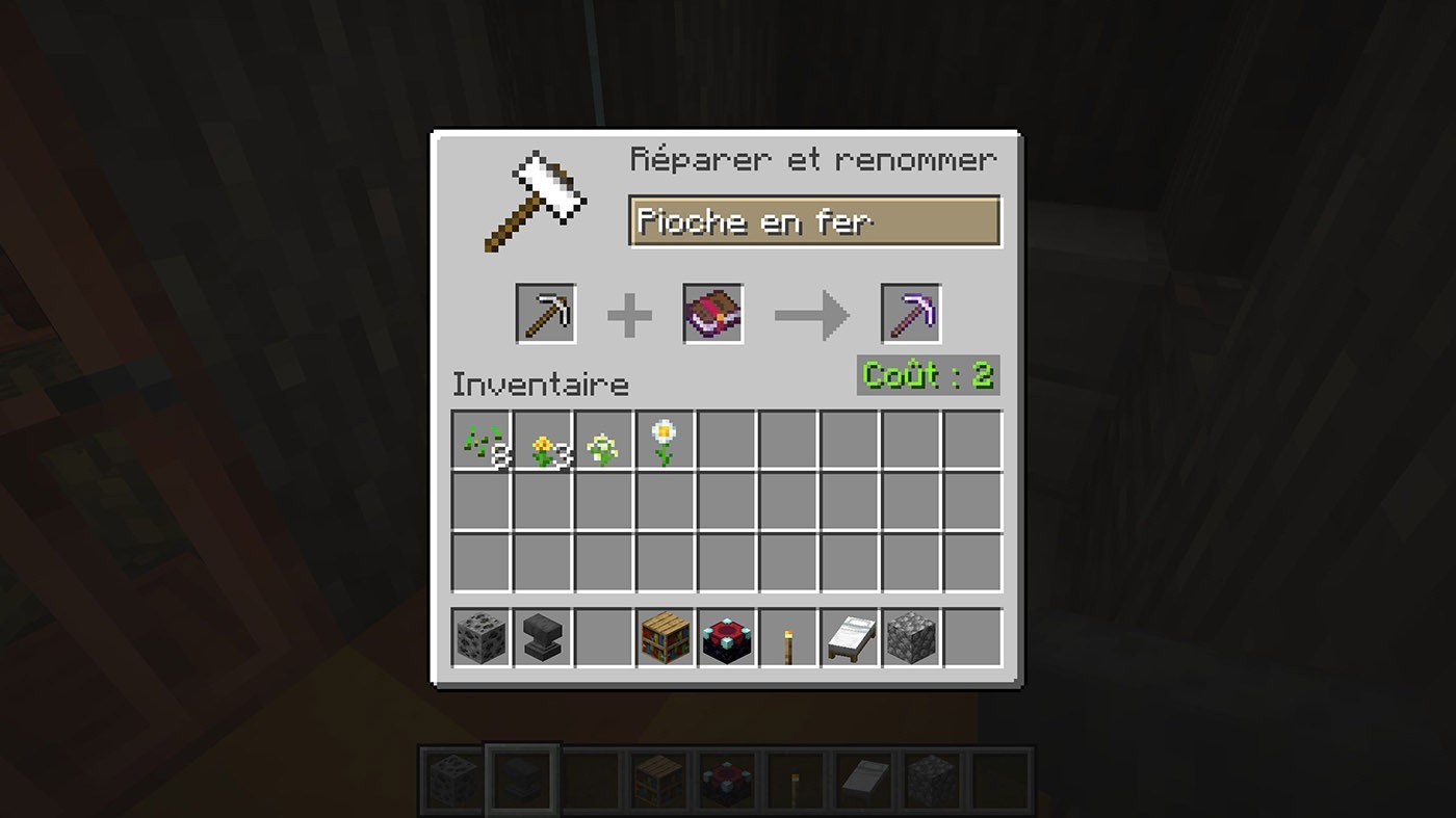 Types enchantements minecraft