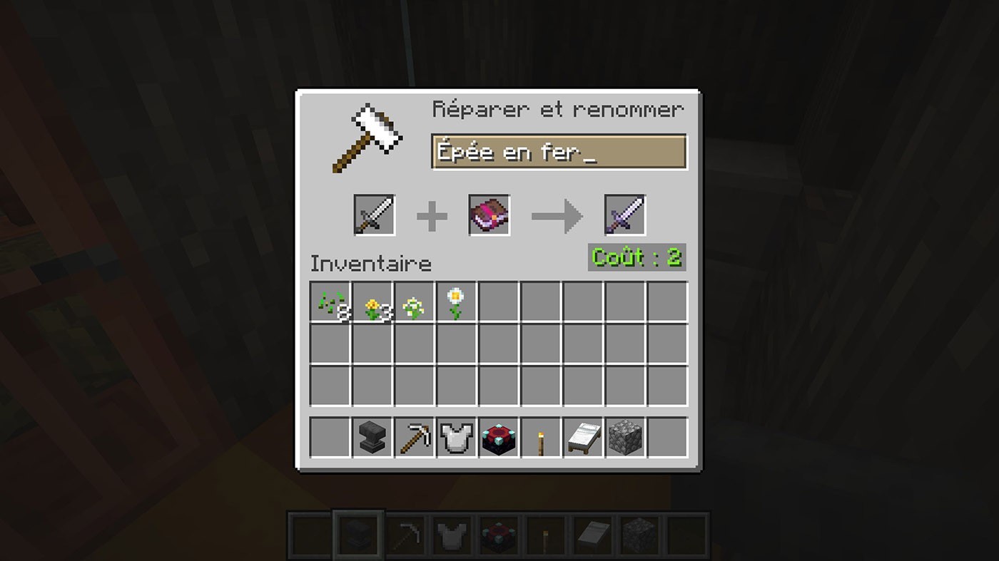 Types enchantements minecraft