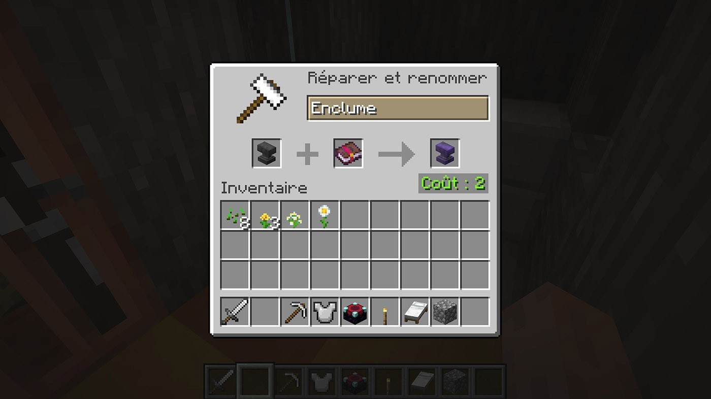 Types enchantements minecraft