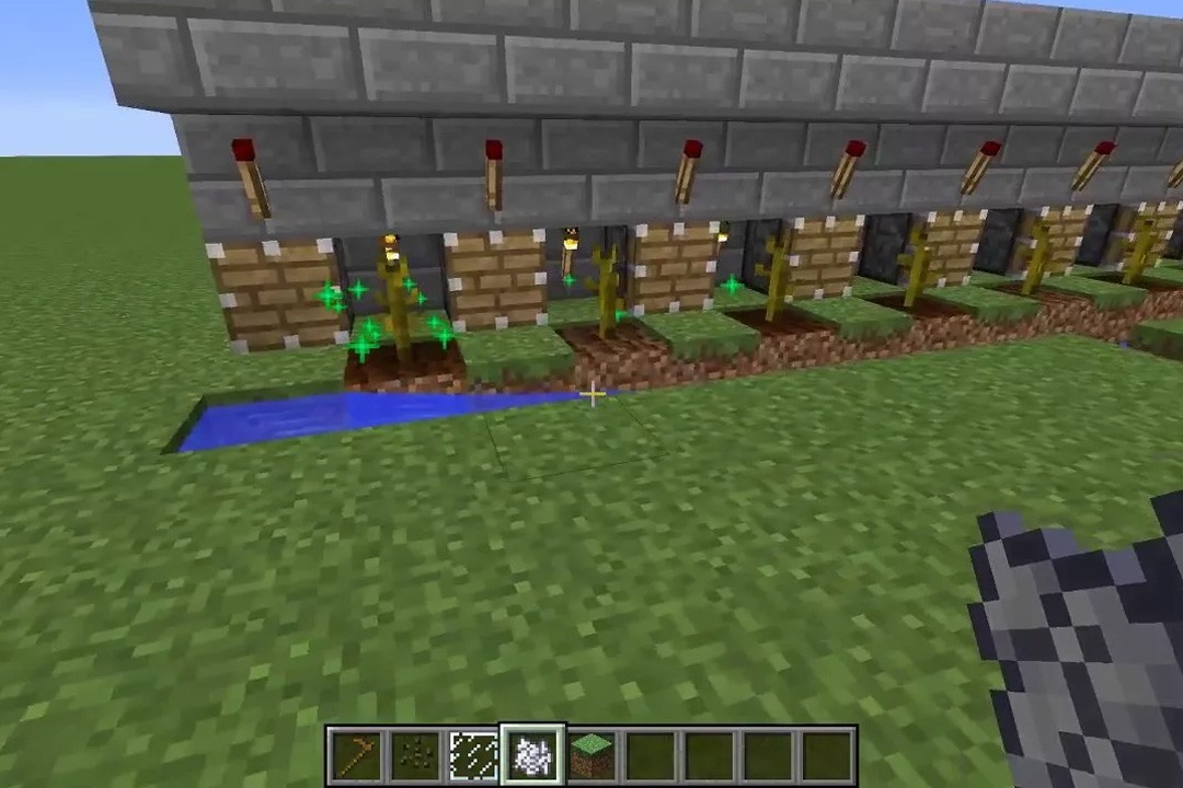 Fazenda automática Abóboras e melões Minecraft 