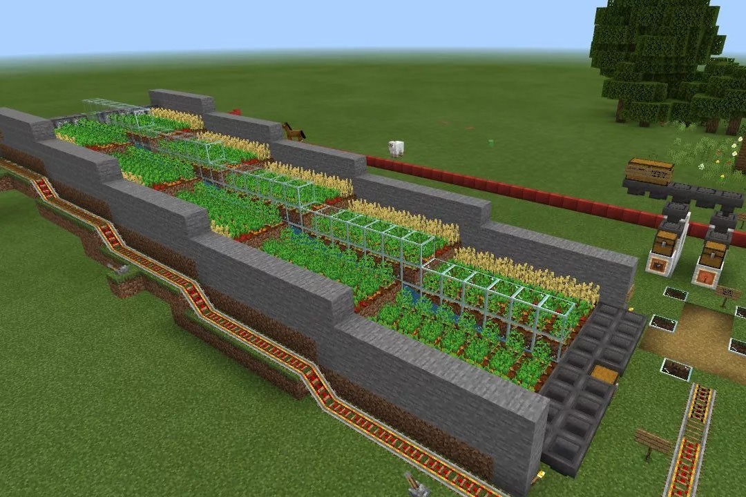 Fazenda automática Minecraft 