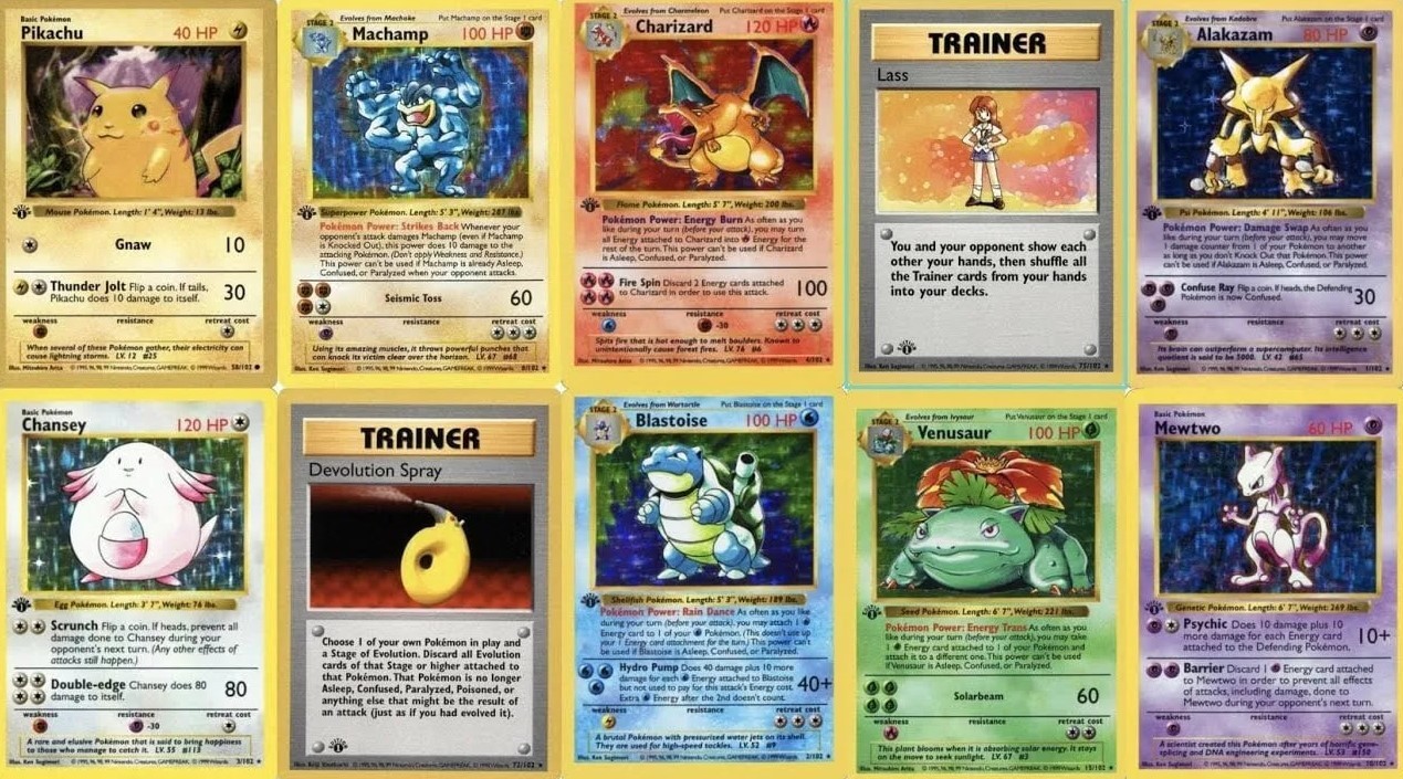 Cartas de Pokémon