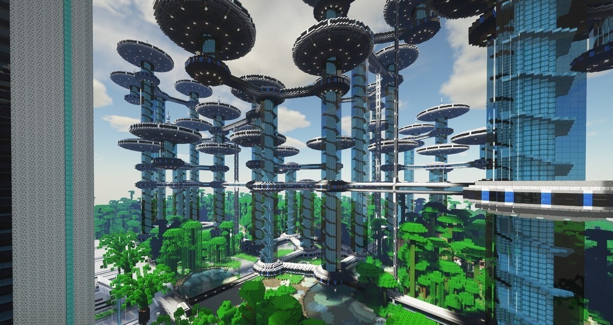 Ville du futur Minecraft 