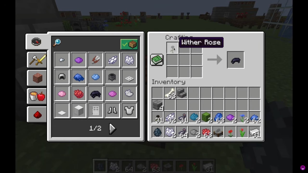 How to make black dye in Minecraft