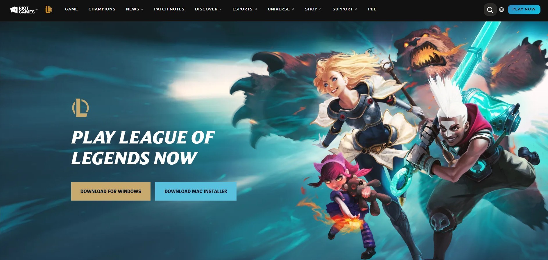 League of Legends sur Mac