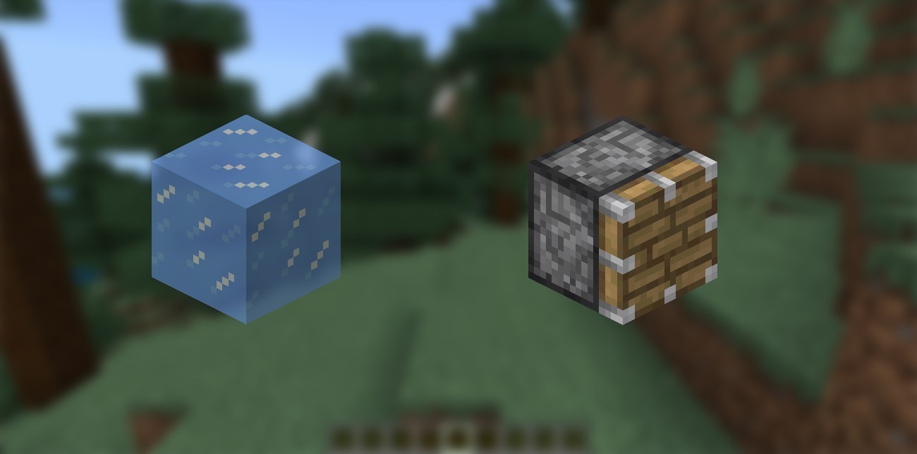 Transparence bloc minecraft