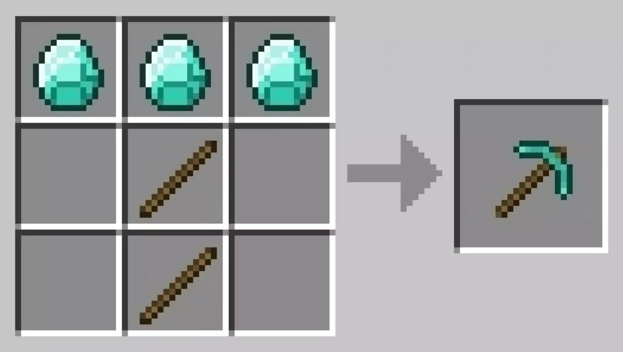 picareta de diamante