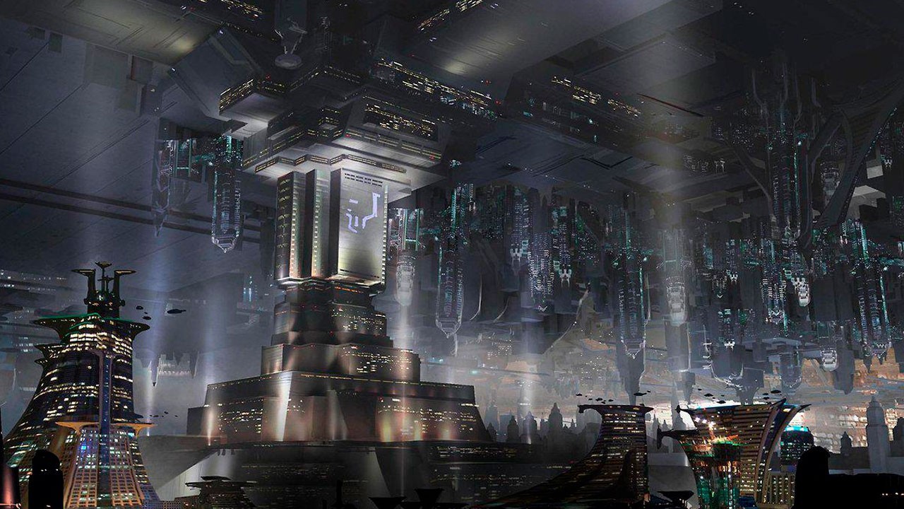 Concept art du Coruscant souterrain