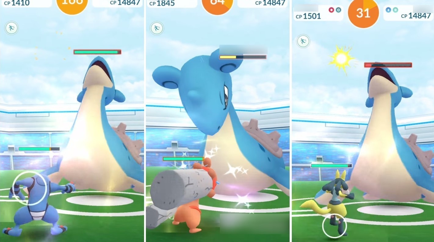 Tática batalha lapras no pokemon go