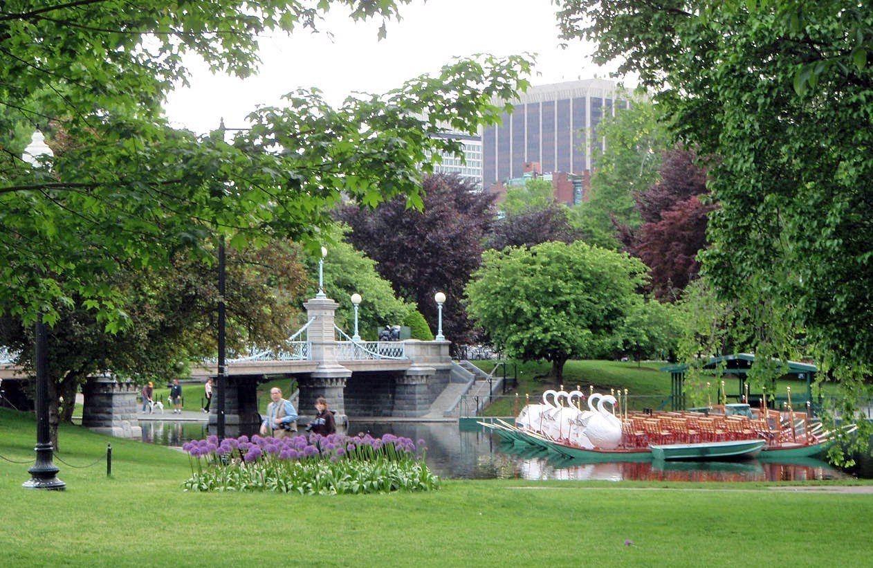 Le Jardin public de Boston