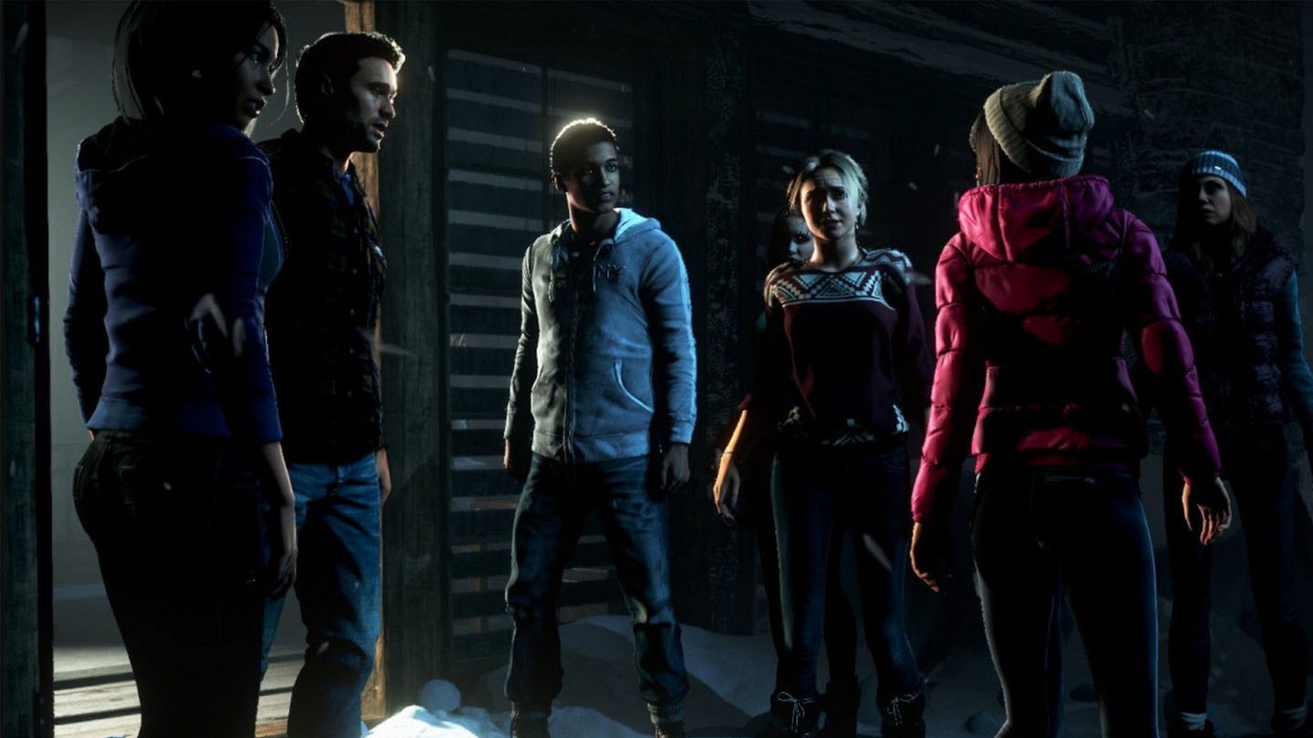 Until Dawn cutscene