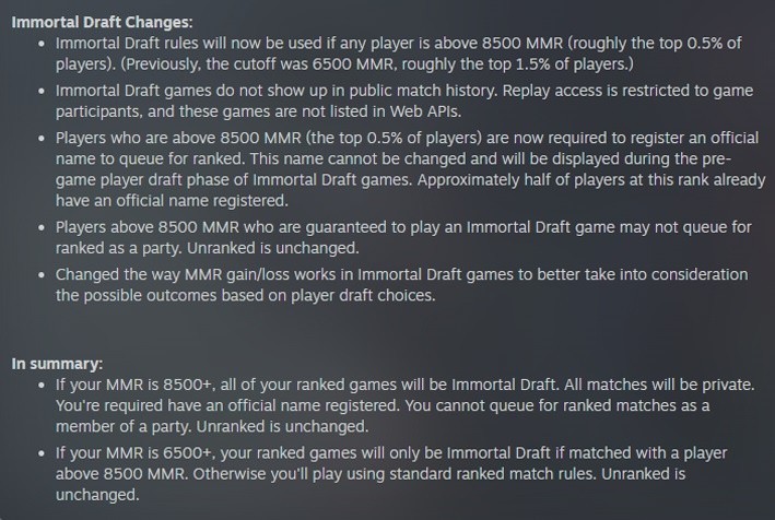 High MMR matchmaking in Dota 2 is completely reworked is it good or bad