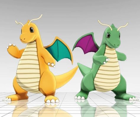 Shiny version Dragonite