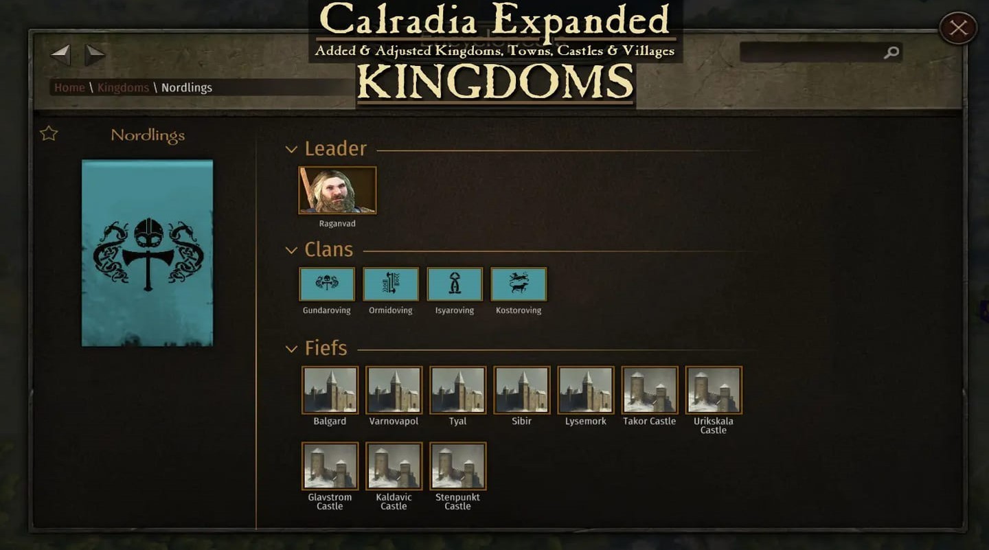 Calradia Expanded Kingdoms