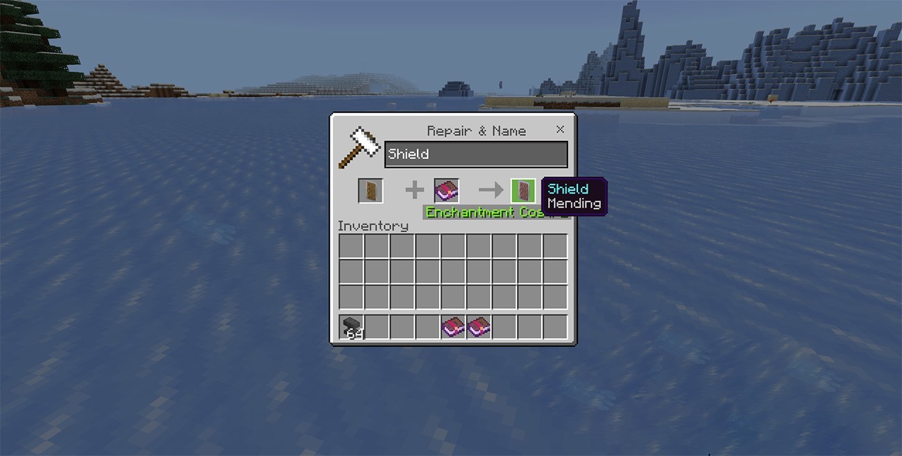 Minecraft Shield Enchantments Mending