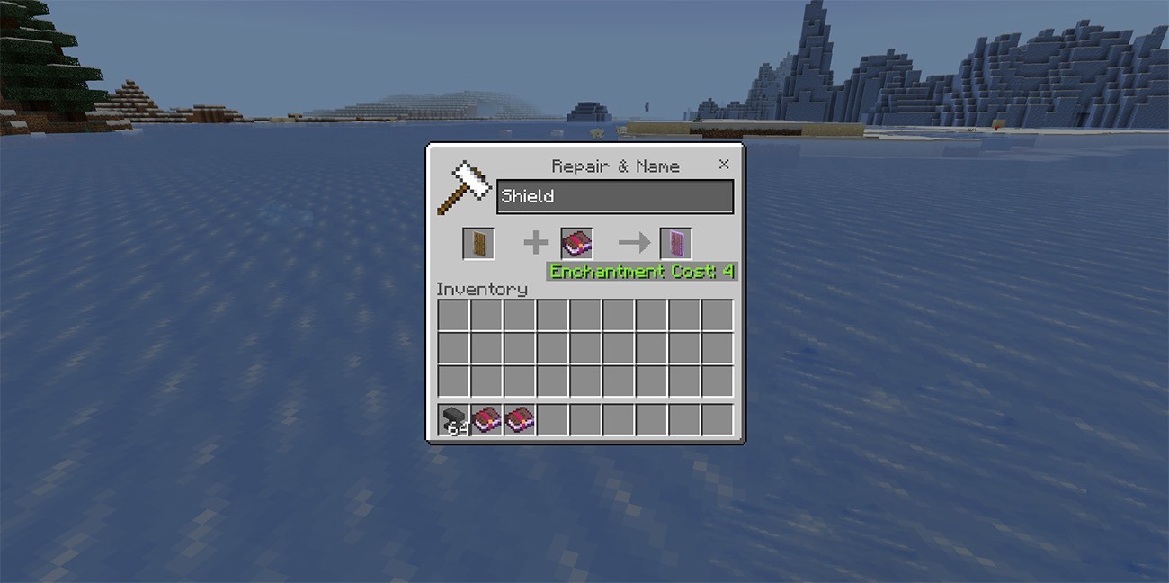 Minecraft Shield Enchantments Curse of Vanishing
