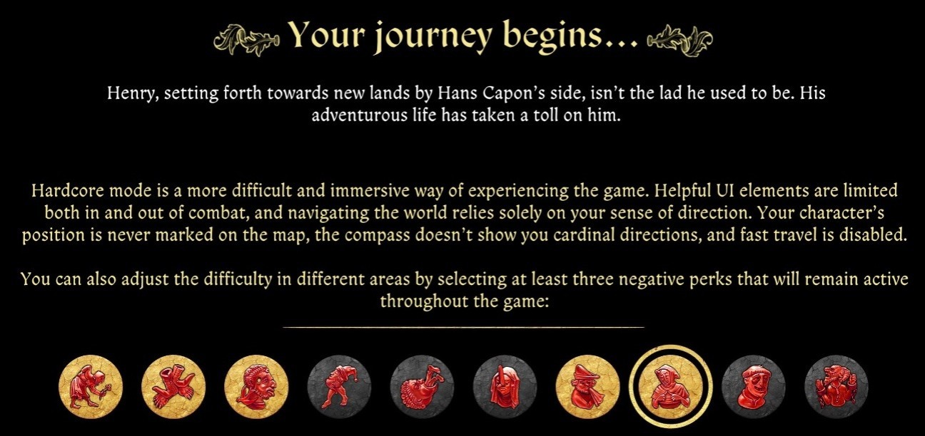Hardcore Mode in Kingdom Come: Deliverance 2