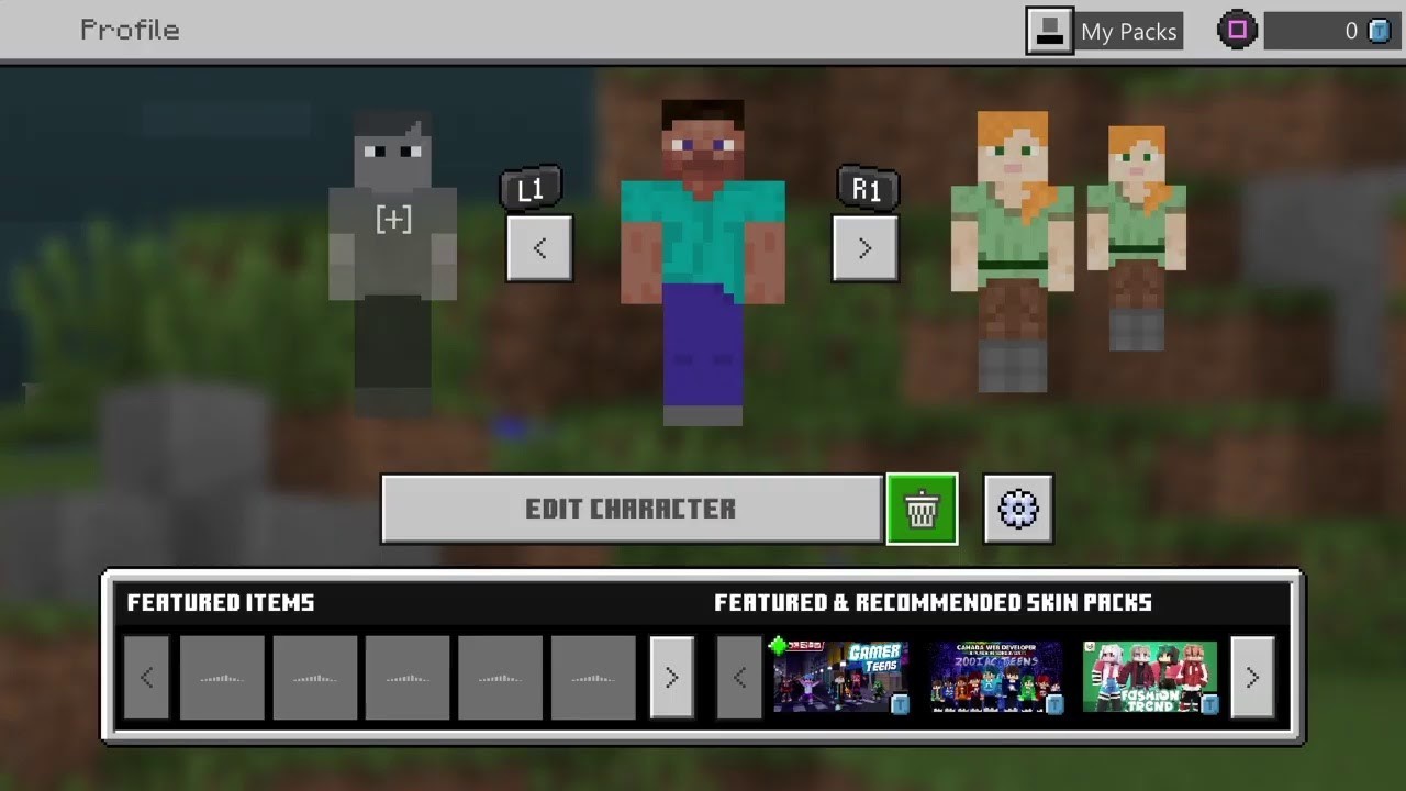 how to change character to alex minecraft bedrock edition