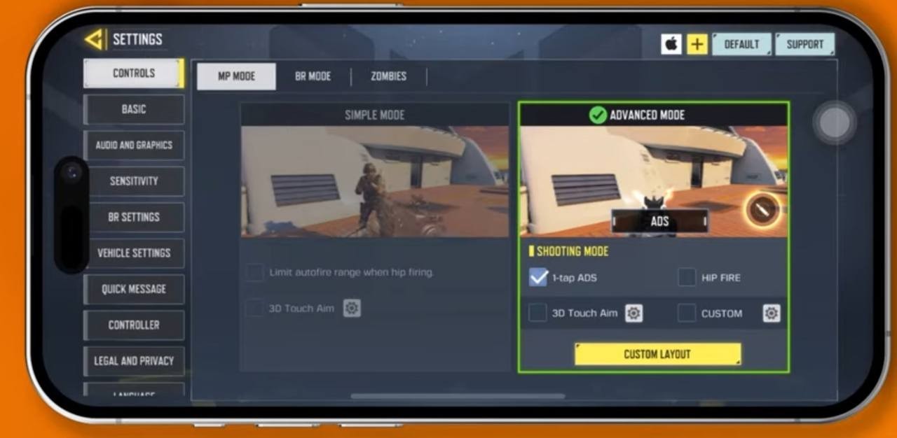COD Mobile Best Settings