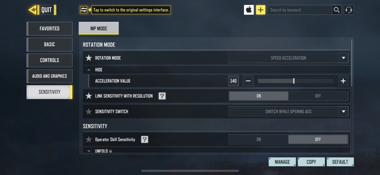 COD Mobile Best Settings.
