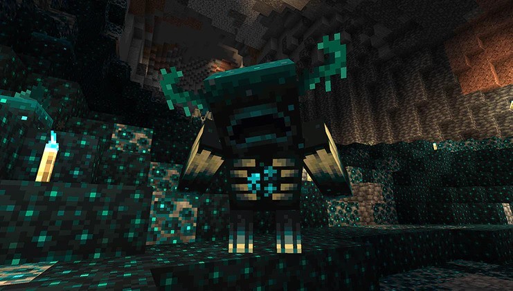 Warden in minecraft