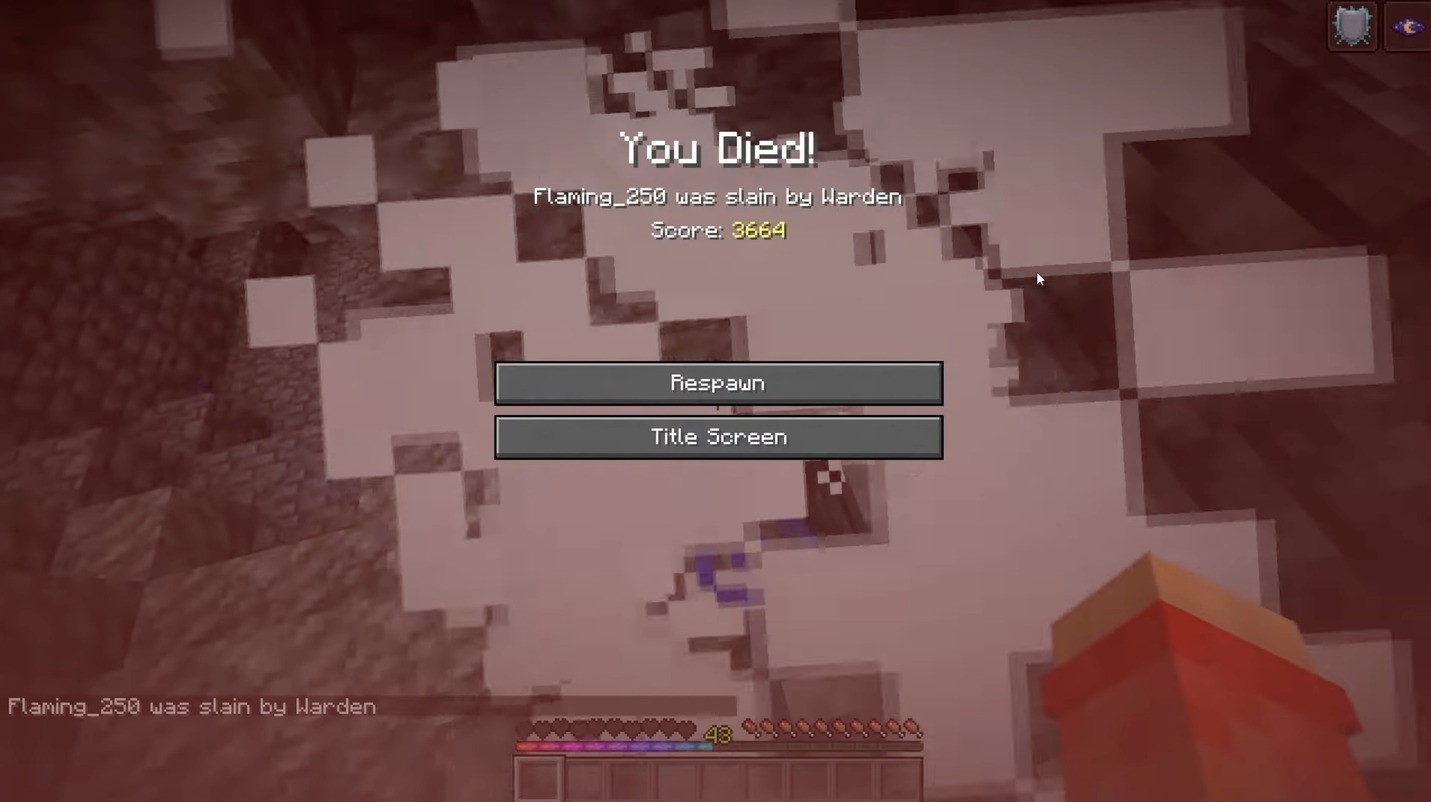 Warden in minecraft