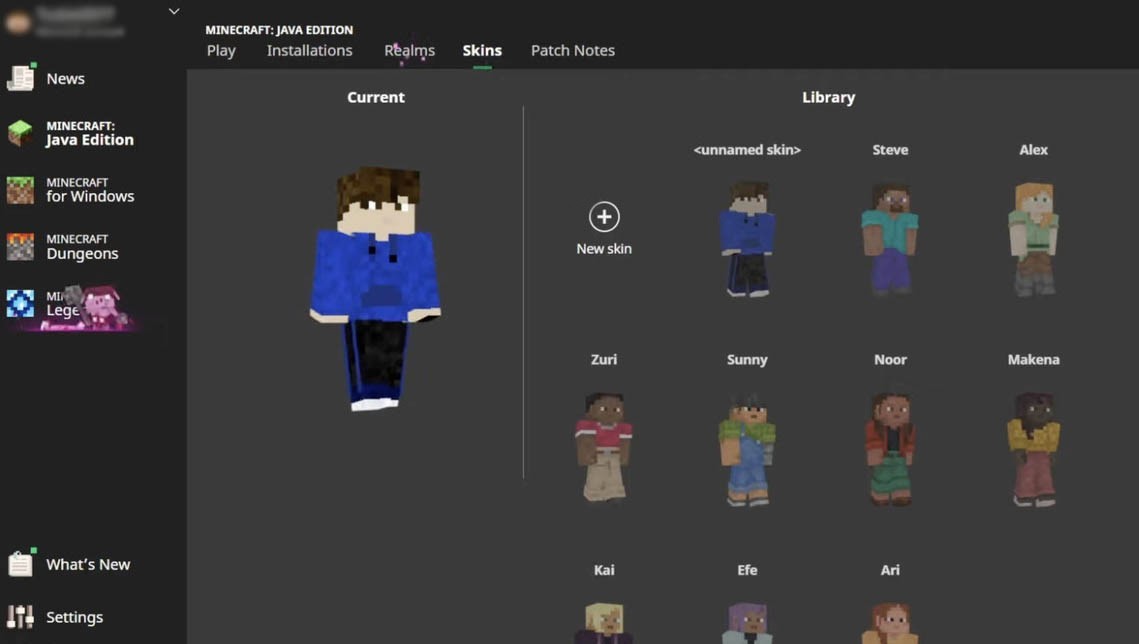 How to Change Minecraft Skins