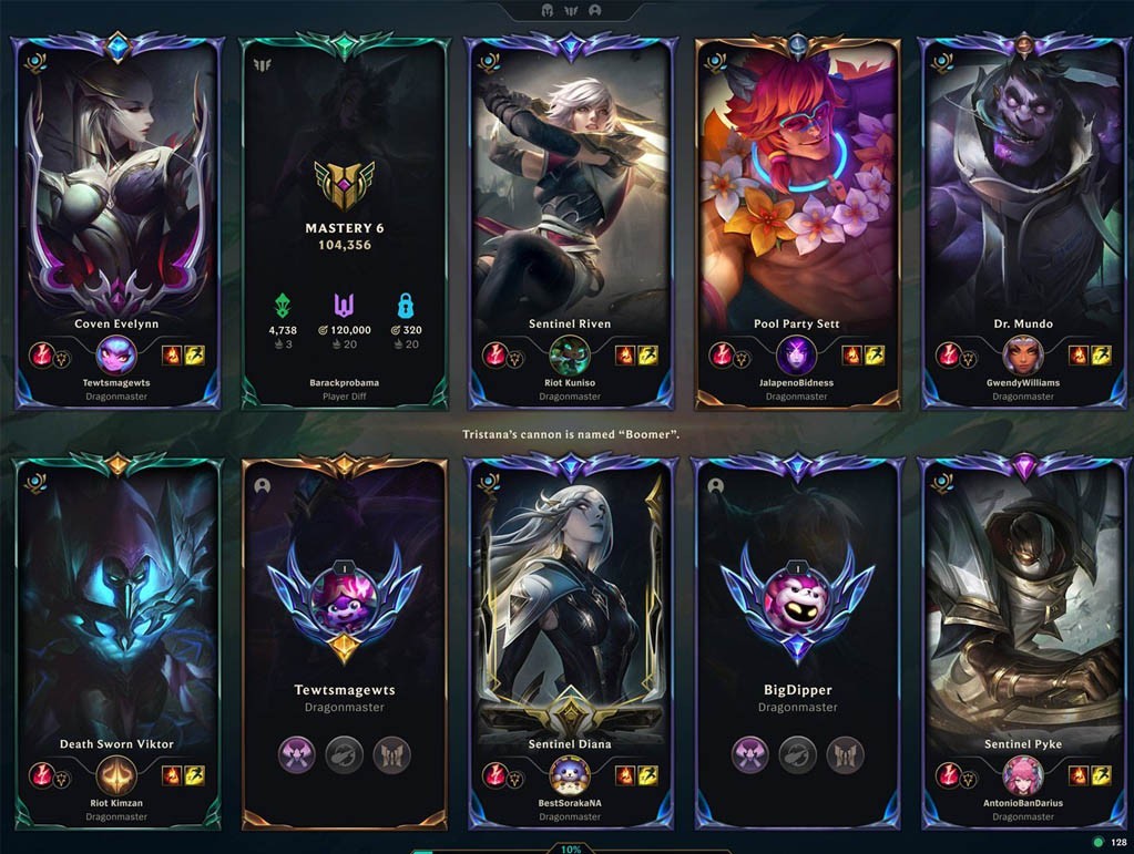 How to get the player diff title in League of Legends