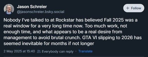 TakeTwo tem queda nas ações após adiamento de GTA 6
