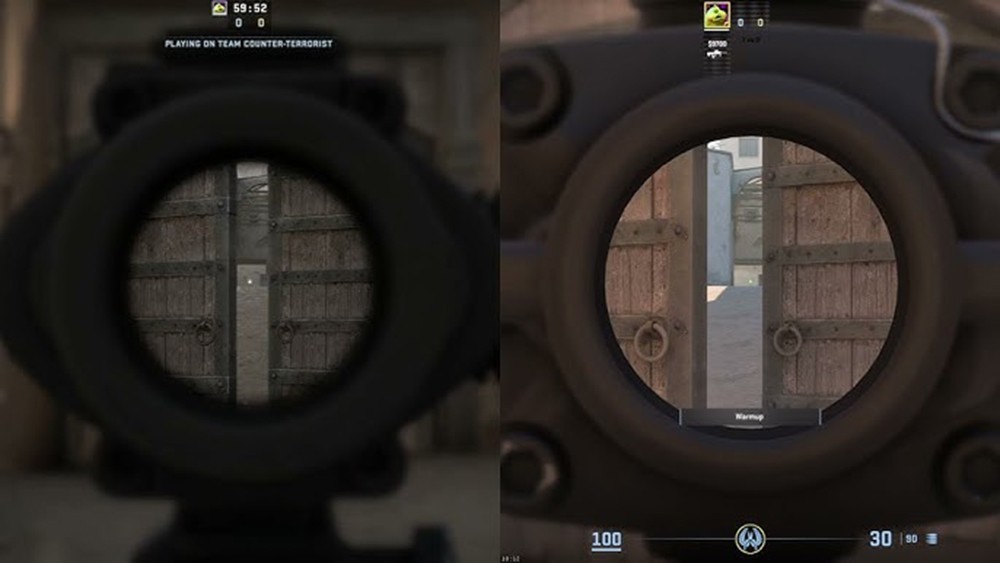Configurando mira no console do CS2