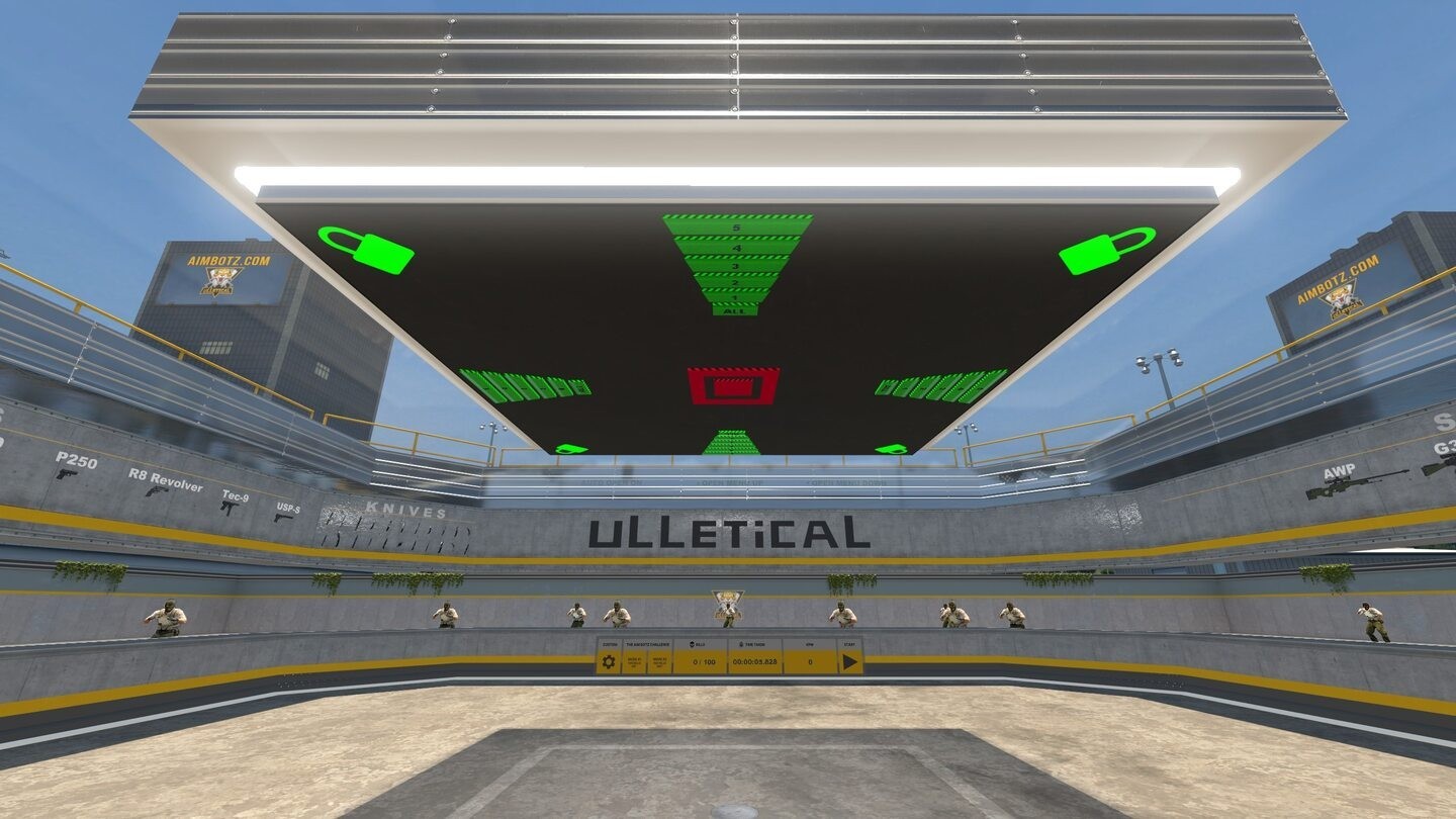 mapa para treinar AWP CS2 aim bots