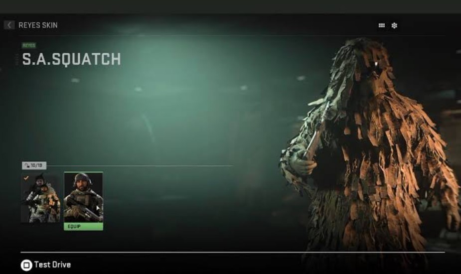 Modern Warfare 2 Sasquatch Skin