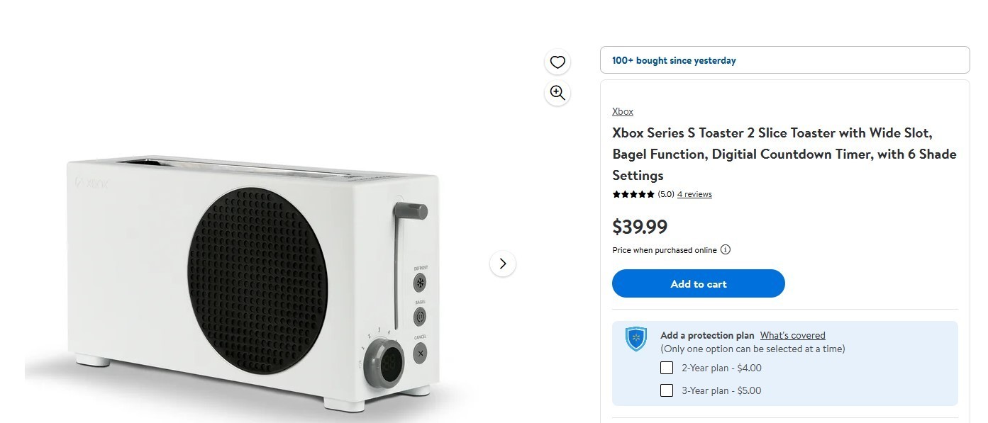 xbox toaster